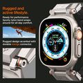 AMP06065 - Apple Watch Series DuraPro Armor Watch Band is ready for performance premium PU band wraps around for all day comfort. rugged design accented with durable orange connctor.