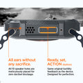 ACS07385 - Apple Watch (49mm) Rugged Armor in Dark Gray has all 10 speaker holes are meticulously placed for zero decibel blockage. All ears without any sacrifice. Also has Ready, set action button. Same original tactility feedback as the device. Designed for perfection.