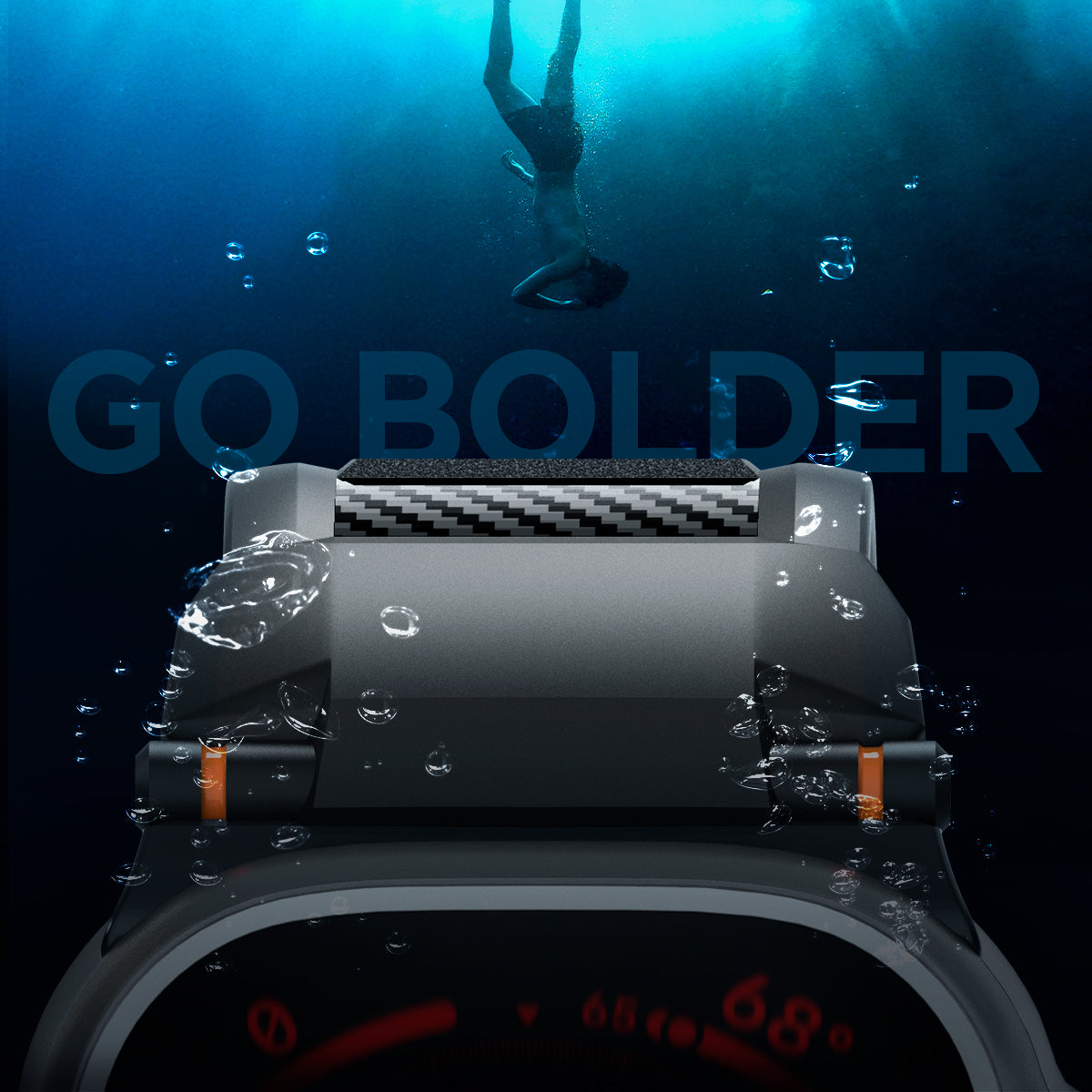 AMP02854 - Apple Watch Series Rugged Band in Matte Black