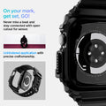 ACS08591 - Apple Watch 10 (42mm) Case Rugged Armor Pro in Matte Black never miss a beat and stay connected with open cutout for the sensor. Write down On your mark, get set GO! Unhindered application with precise craftsmanship.