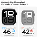 ACS09318 - Apple Watch 10 (46mm) Case Liquid Air Pro in Gray compatibility. please check the model of the apple watch. only compatible with 46mm apple watch series 10. Not compatible with 42mm apple watch series 10.