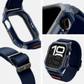 ACS08925 - Apple Watch 10 (46mm) Case Lite Fit Pro in Navy Blue showing the different angles