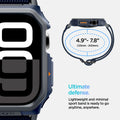 ACS08925 - Apple Watch 10 (46mm) Case Lite Fit Pro in Navy Blue showing the ultimate defense. Lightweight and minimal sport band is ready to go anytime, anywhere. 439