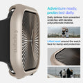 ACS08590 - Apple Watch 10 (42mm) Case Thin Fit in Starlight daily defense from unwanted scratches with durable polycarbonate material. Adventure ready, protected daily. Lifted bezel around the watch face for bump protection.