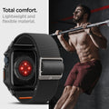ACS07103 - Apple Watch (45mm) Lite Fit Pro in Matte Black showing the total comfort. Lightweight and flexible material