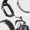 ACS04587 - Apple Watch (41mm) Metal Fit Pro in Graphite showing the different angles