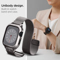 ACS04587 - Apple Watch (41mm) Metal Fit Pro in Graphite showing the unibody design. Built-in watch band and case
