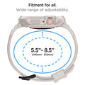 ACS07386 - Apple Watch (45mm) Rugged Armor Pro in Dune Beige fitment for all, wide range (140mm-215mm) of adjustability.