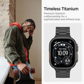 AMP11577 -  Apple Watch Series - Modern Fit Titanium Black titanium construction provides a refined metal finish for everyday wear.