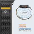 AMP09033 - Apple Watch 10 (46mm) Athlex Air in Active Black showing the fitment. 6.1