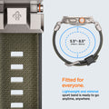AMP09102 - Apple Watch Ultra (49mm) DuraPro Armor in Military Green lightweight and minimal sport band is ready to go anytime, anywhere.