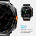AMP08772 - Galaxy Watch Ultra (47mm) Lite Fit Band in Black ultimate defense. lightweight and minimal sport band is ready to go anytime, anywhere.