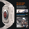 ACS07388 - Apple Watch (49mm) Rugged Armor Pro in Dune Beige never miss a beat and stay connected with open cutout for the sensor. Write down On your mark, get set GO! Unhindered application with precise craftsmanship.
