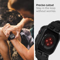 ACS00546 - Apple Watch Series (Apple Watch (41mm)) Case Rugged Armor Pro in black precise cutout stay in the loop without worries.