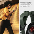 ACS00547 - Apple Watch Series (Apple Watch (41mm)) Case Rugged Armor Pro in military green perfect stability slide and lock it for secure fit.