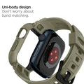 ACS05914 - Apple Watch Series (Apple Watch (45mm)) Case Rugged Armor Pro in vintage khaki uni-body design. Don't worry about band matching.