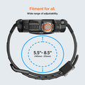ACS05460 - Apple Watch Series (Apple Watch (49mm)) in matte black fitment for all, wide range (140mm-215mm) of adjustability.
