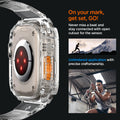 ACS05461 - Apple Watch Series (Apple Watch (49mm)) in crystal clear never miss a beat and stay connected with open cutout for the sensor. Write down On your mark, get set GO! Unhindered application with precise craftsmanship.