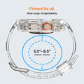 ACS05461 - Apple Watch Series (Apple Watch (49mm)) in crystal clear fitment for all, wide range (140mm-215mm) of adjustability.