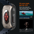 ACS05458 - Apple Watch Ultra (Apple Watch (49mm)) Case Thin Fit in black never miss a beat and stay connected with open cutout for the sensor. On your mark, get set GO! Unhindered application with precise craftsmanship.