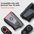 AHP02928 - Bushnell Tour V5 Shift Rangefinder Case in charcoal showing the compatible only with bushnell Tour V6 