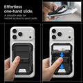 AFA09327 - Tough Armor Pro Card Holder (MagFit) in Black showing effortless one hand slide