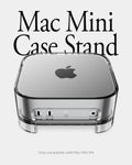 ACS09210 - Apple Mac Mini Stand | Ultra Hybrid in Crystal Clear showing Mac Mini Case Stand