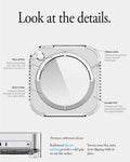 ACS09210 - Apple Mac Mini Stand | Ultra Hybrid in Crystal Clear showing look at the details