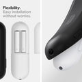 AMP02714 - Chromecast with Google TV Silicone Fit Voice Remote in black showing the flexibility. Easy installation without worries