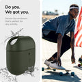 ASD01991 - Apple AirPods 3 Case Slim Armor IP in military green showing the secure top enclosure that's perfect for any activity