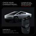 ACP09182 - Tesla cybertruck Charging Adapter Door Dock CO252 in Black check your charger model. Compatible with OEM Tesla SAE J1772 adapter and tesla cyber truck. SAE J1772 adapter not included. compatibility. only for tesla sae j1772 adapter and tesla cybertruck 2024 and after.