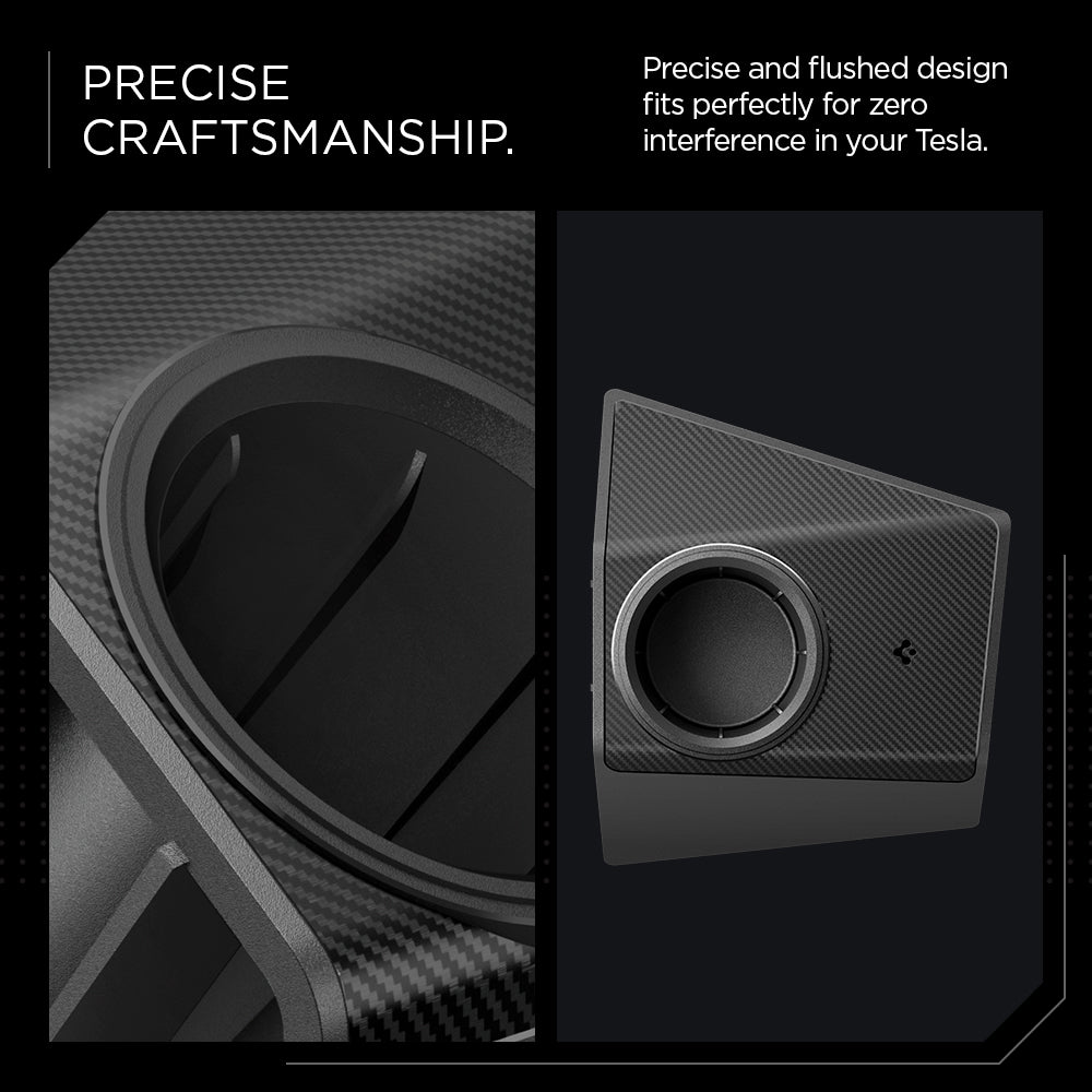 ACP09182 - Tesla cybertruck Charging Adapter Door Dock CO252 in Black precise craftsmanship. precise and flushed design fits perfectly for zero interference in your tesla.