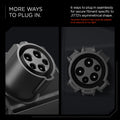 ACP09182 - Tesla cybertruck Charging Adapter Door Dock CO252 in Black more ways to plug in. 6 ways to plug in seamlessly for secure fitment specific to J1772's asymmetrical shape.