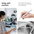 ACS05857 - Apple Pencil Holder DA201 in white showing the additional comfort and grip to your Apple Pencil Pro and 2nd Generation with soft silicone