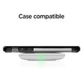 000CH22588 - Essential® 10W Wireless Charger F301W in White showing the case compatible