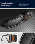 ACS09430 - Ford Key Fob Cover | FK100 in Matte Black showing the sleek modern aesthetics. Sleek and slim profile with carbon fiber detailing