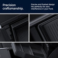 ACP08900 - Ford Armrest Console Organizer | FO220 in Black showing the precision craftsmanship. Precise and flushed design fits perfectly for zero interference in your Ford