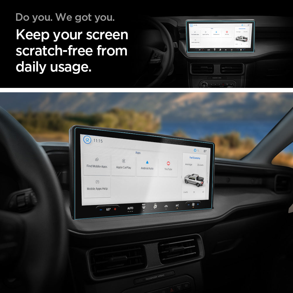 AGL10512 - Screen Protector GLAS.tR SLIM | Anti-Glare Ford Maverick 13.2-inch