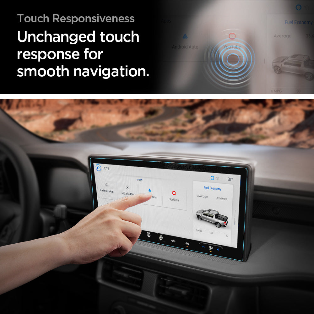 AGL10512 - Screen Protector GLAS.tR SLIM | Anti-Glare Ford Maverick 13.2-inch