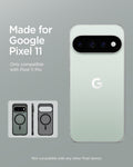 ACS11432 - Pixel 11 Pro  Ultra Hybrid (Mag Fit) Frost Black made for Google Pixel certified case with a built in MagFit ring and precise fit.