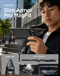 ACS11458 - Pixel 11 Pro Fold Slim Armor Pro (Mag Fit) Black Slim Armor Pro MagFit case for Pixel 11 Pro Fold featuring full hinge protection, Air Cushion Technology, and a slim design.