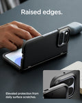 ACS11458 - Pixel 11 Pro Fold Slim Armor Pro (Mag Fit) Black raised edges around the screen and camera provide added protection against everyday scratches.