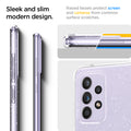 ACS02317 - Galaxy A52 Case Liquid Crystal Glitter in Crystal Quartz sleek and slim modern design. Raised bezels protect screen and cameras from common surface scratches.