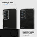 ACS02316 - Galaxy A52 Case Liquid Crystal in Crystal Clear smudge free long lasting transparency. Dot patterns provide an even look allowing a balanced form & transparency.