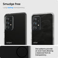 ACS02325 - Galaxy A72 Case Liquid Crystal in Crystal Clear smudge free long lasting transparency. Dot patterns provide an even look allowing a balanced form & transparency.