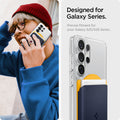 AFA09209 - Galaxy S25 Case MagSafe Card Holder Nano Pop (MagFit) in Blueberry Navy showing designed for Galaxy Series.