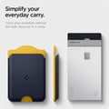 AFA09209 - Galaxy S25 Case MagSafe Card Holder Nano Pop (MagFit) in Blueberry Navy showing simplify your everyday carry.