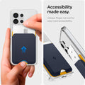 AFA09209 - Galaxy S25 Case MagSafe Card Holder Nano Pop (MagFit) in Blueberry Navy showing accessibility made easy.