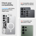 AFA09208 - Galaxy S25 Series MagFit Card Holder Urban Fit (MagFit) in Black showing check your compatibility. Compatible with Galaxy S26/S25/S24 Series MagFit cases.