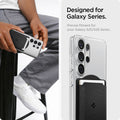 AFA09208 - Galaxy S25 Series MagFit Card Holder Urban Fit (MagFit) in Black showing designed for Galaxy Series.
